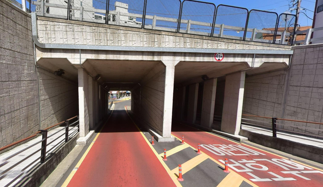 부산여상 산복도로 개설공사 (4차) 중 지하차도공사